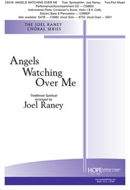 Angels Watching Over Me Two-Part Mixed choral sheet music cover Thumbnail